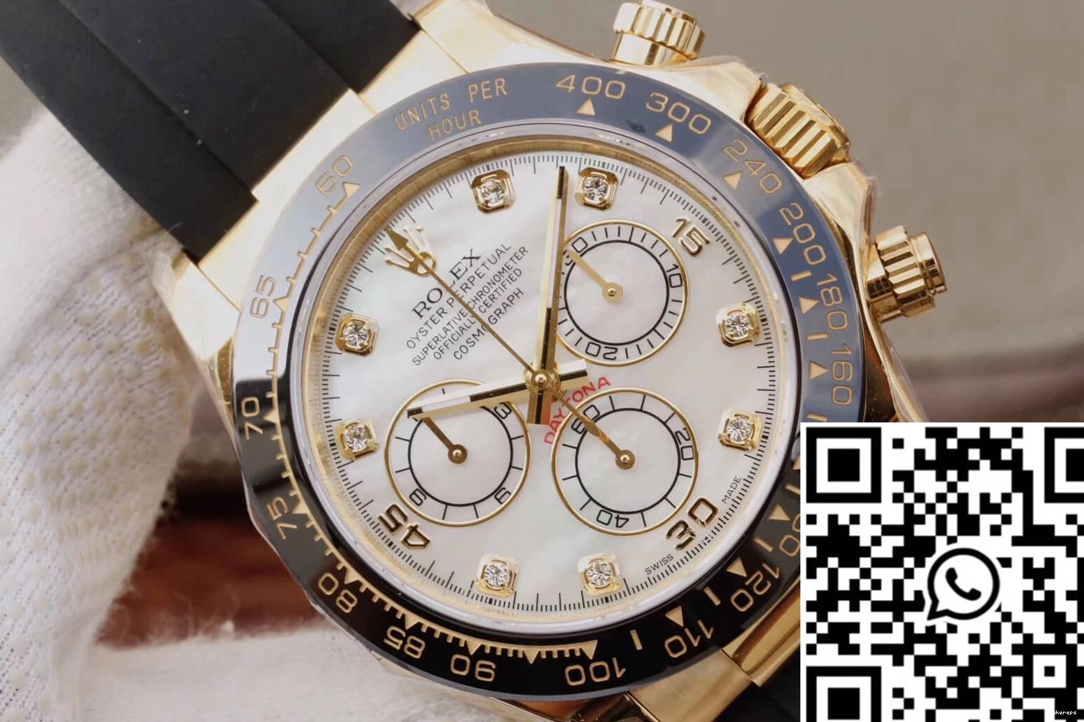 Cosmograph Dial Diamond Daytona JH M116518ln-0037 Premium Rolex V6 Factory 1132 0823